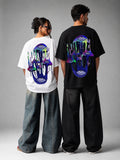 Shrooms Black/White Oversize Unisex T-shirt.